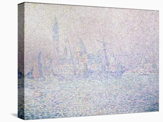 Isola di San Giorgio, Brume Rose, Venise, 1904-Paul Signac-Stretched Canvas