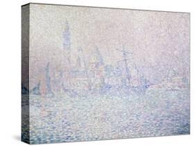 Isola di San Giorgio, Brume Rose, Venise, 1904-Paul Signac-Stretched Canvas