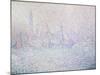 Isola di San Giorgio, Brume Rose, Venise, 1904-Paul Signac-Mounted Giclee Print