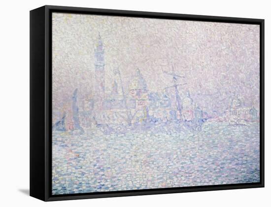 Isola di San Giorgio, Brume Rose, Venise, 1904-Paul Signac-Framed Stretched Canvas