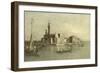 Isola Di San Michele in Venice-Giacomo Guardi-Framed Art Print