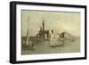 Isola Di San Michele in Venice-Giacomo Guardi-Framed Art Print