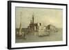 Isola Di San Michele in Venice-Giacomo Guardi-Framed Art Print