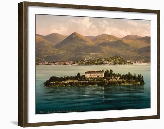 Isola Madre, Lake Maggiore, Italy, C.1890-C.1900-null-Framed Giclee Print