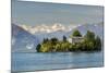 Isola Madre with Snowy Alps Behind, Lake Maggiore, Piedmont, Italy-Stefano Politi Markovina-Mounted Photographic Print