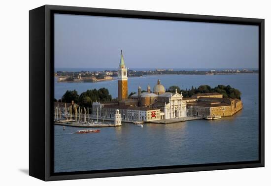 Isola San Giorgio, Venice, Veneto, Italy-James Emmerson-Framed Stretched Canvas