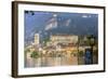 Isola San Giulio. San Giulio Island. Lake Orta. Piedmont, Italy-Tom Norring-Framed Photographic Print