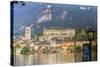 Isola San Giulio. San Giulio Island. Lake Orta. Piedmont, Italy-Tom Norring-Stretched Canvas