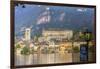 Isola San Giulio. San Giulio Island. Lake Orta. Piedmont, Italy-Tom Norring-Framed Photographic Print