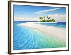 Isola tropicale-Adriano Galasso-Framed Art Print