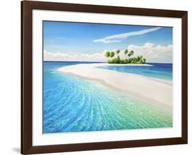 Isola tropicale-Adriano Galasso-Framed Art Print