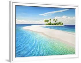 Isola tropicale-Adriano Galasso-Framed Art Print