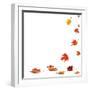 Isolated Autumn Leaves-lilkar-Framed Photographic Print