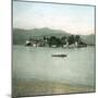 Isolated Bella (Islands Borromees), the Lago Maggiore-Leon, Levy et Fils-Mounted Premium Photographic Print