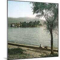 Isolated Bella (Italy), the Lago Maggiore-Leon, Levy et Fils-Mounted Photographic Print