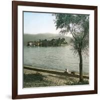 Isolated Bella (Italy), the Lago Maggiore-Leon, Levy et Fils-Framed Photographic Print