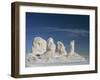 Isolated Chalk Towers, Remnants of Karst, Farafra Oasis, White Desert, Western Desert, Egypt-Waltham Tony-Framed Photographic Print