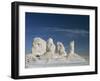 Isolated Chalk Towers, Remnants of Karst, Farafra Oasis, White Desert, Western Desert, Egypt-Waltham Tony-Framed Photographic Print