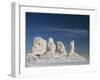 Isolated Chalk Towers, Remnants of Karst, Farafra Oasis, White Desert, Western Desert, Egypt-Waltham Tony-Framed Photographic Print