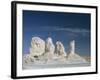 Isolated Chalk Towers, Remnants of Karst, Farafra Oasis, White Desert, Western Desert, Egypt-Waltham Tony-Framed Photographic Print