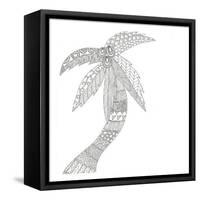 Isolated Palm-Pam Varacek-Framed Stretched Canvas