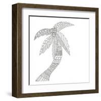 Isolated Palm-Pam Varacek-Framed Art Print