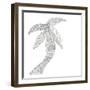 Isolated Palm-Pam Varacek-Framed Art Print