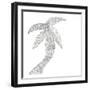 Isolated Palm-Pam Varacek-Framed Art Print