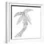 Isolated Palm-Pam Varacek-Framed Art Print