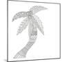 Isolated Palm-Pam Varacek-Mounted Art Print