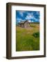 Isolated stone cottage weathers storms along the Wild Atlantic Way, County Mayo, Ireland.-Betty Sederquist-Framed Photographic Print