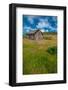 Isolated stone cottage weathers storms along the Wild Atlantic Way, County Mayo, Ireland.-Betty Sederquist-Framed Photographic Print