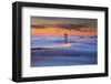 Isolation Wave - Golden Gate Bridge, Epic Morning Fog - San Francisco-Vincent James-Framed Photographic Print