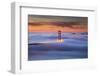 Isolation Wave - Golden Gate Bridge, Epic Morning Fog - San Francisco-Vincent James-Framed Photographic Print