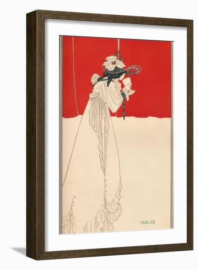 'Isolde', c1895, (1896)-Aubrey Beardsley-Framed Giclee Print