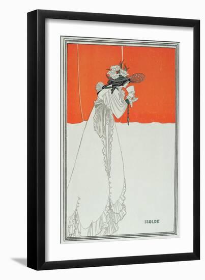 Isolde Drinking the Poison-Aubrey Beardsley-Framed Premium Giclee Print
