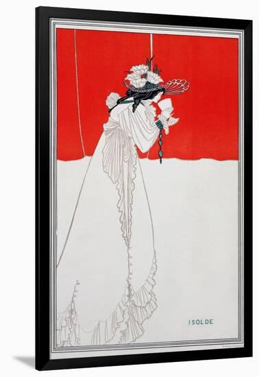 Isolde, Illustration from The Studio, 1895-Aubrey Beardsley-Framed Giclee Print