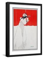 Isolde, Illustration from The Studio, 1895-Aubrey Beardsley-Framed Giclee Print