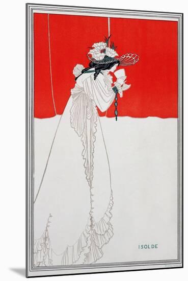 Isolde, Illustration from The Studio, 1895-Aubrey Beardsley-Mounted Giclee Print