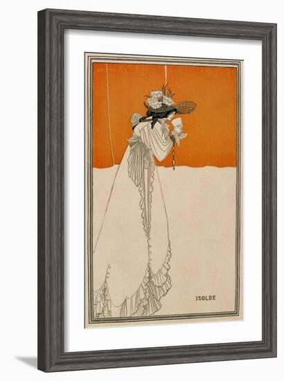 Isolde, Illustration from "The Studio," 1895-Aubrey Beardsley-Framed Giclee Print