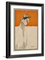 Isolde, Illustration from "The Studio," 1895-Aubrey Beardsley-Framed Giclee Print