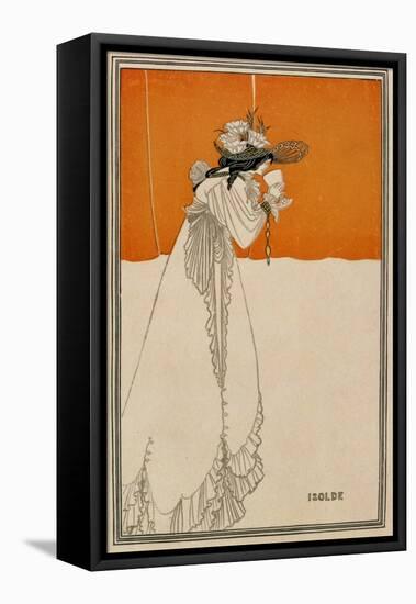 Isolde, Illustration from "The Studio," 1895-Aubrey Beardsley-Framed Stretched Canvas