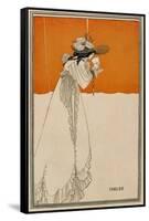 Isolde, Illustration from "The Studio," 1895-Aubrey Beardsley-Framed Stretched Canvas