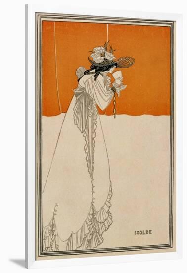 Isolde, Illustration from "The Studio," 1895-Aubrey Beardsley-Framed Giclee Print