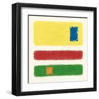 Isole Bright Primary-Mike Schick-Framed Art Print