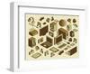 Isometric Media Element Set-photovs-Framed Art Print