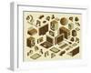 Isometric Media Element Set-photovs-Framed Art Print