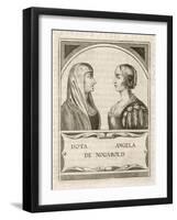 Isotta Nogarola, with Sister Angela: Italian Classical Scholar-null-Framed Art Print