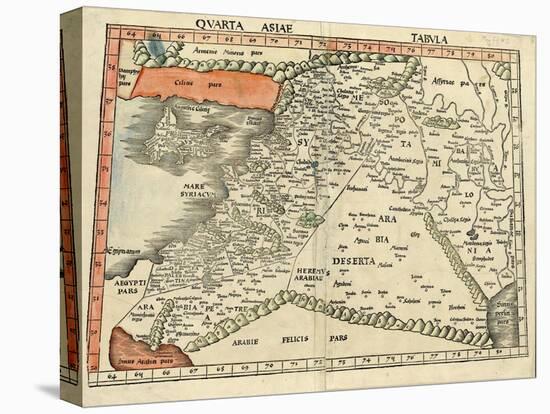 Israel and Arabia-Ptolemy-Stretched Canvas