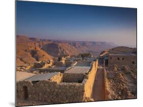 Israel, Dead Sea, Masada View of the Masada Plateau-Walter Bibikow-Mounted Photographic Print